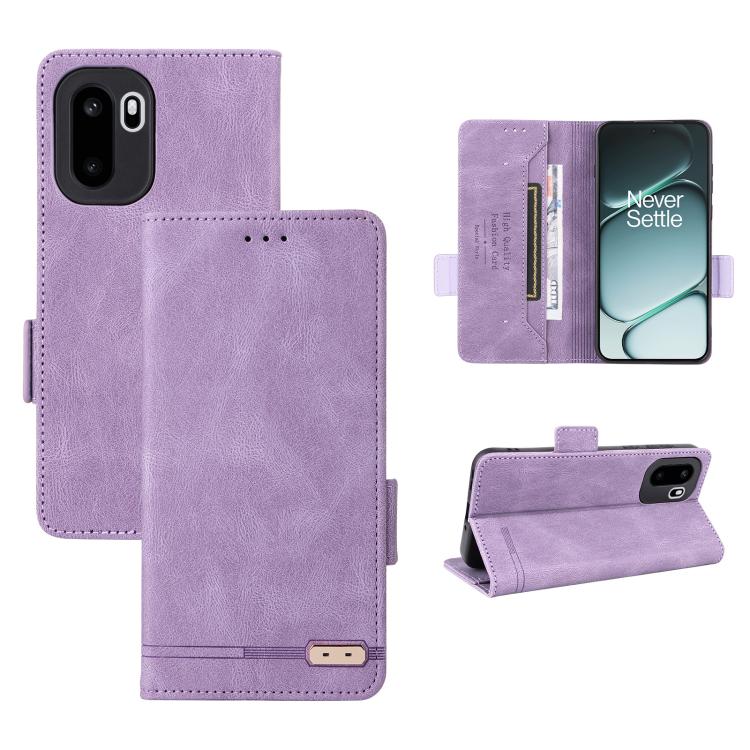 Magnetic Clasp Leather Phone Case, For OnePlus Ace 6 / 15R, For OnePlus Nord 4, For OnePlus Ace 3 5G