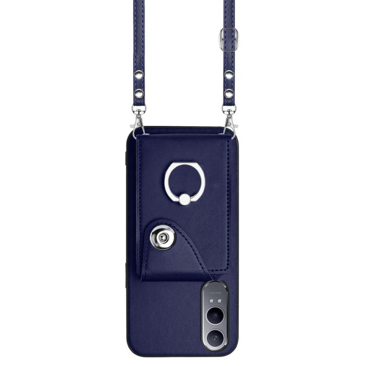 Organ Card Bag Ring Holder Phone Case with Long Lanyard, For OnePlus Nord CE4 Lite 5G, For OnePlus Nord CE4, For OnePlus Nord CE 3 Lite