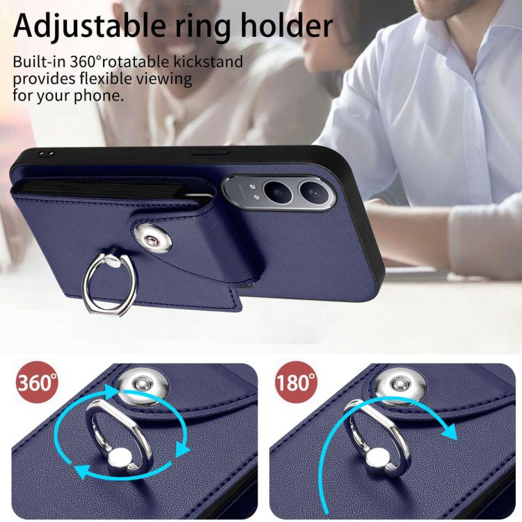 Organ Card Bag Ring Holder Phone Case with Long Lanyard, For OnePlus Nord CE4 Lite 5G, For OnePlus Nord CE4, For OnePlus Nord CE 3 Lite