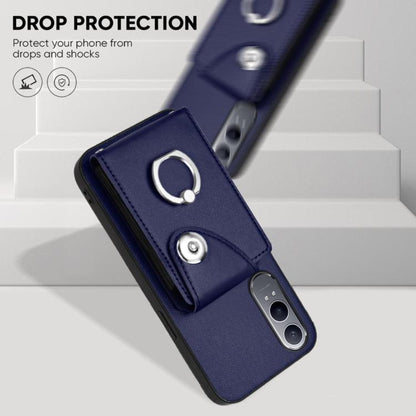 Organ Card Bag Ring Holder Phone Case with Long Lanyard, For OnePlus Nord CE4 Lite 5G, For OnePlus Nord CE4, For OnePlus Nord CE 3 Lite