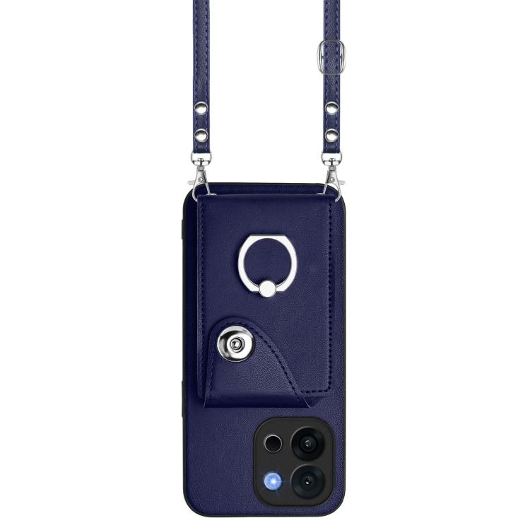 Organ Card Bag Ring Holder Phone Case with Long Lanyard, For OnePlus 13T, For OnePlus Ace 5 / 5 Pro / 13R, For OnePlus 13 5G, For OnePlus Nord 4