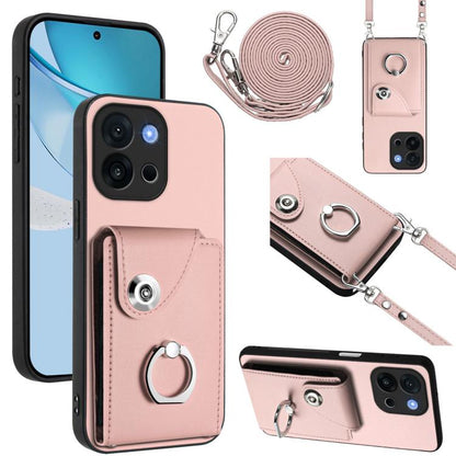 Organ Card Bag Ring Holder Phone Case with Long Lanyard, For OnePlus 13T, For OnePlus Ace 5 / 5 Pro / 13R, For OnePlus 13 5G, For OnePlus Nord 4