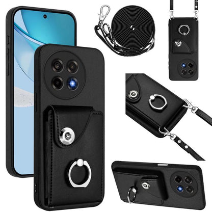 Organ Card Bag Ring Holder Phone Case with Long Lanyard, For OnePlus 13T, For OnePlus Ace 5 / 5 Pro / 13R, For OnePlus 13 5G, For OnePlus Nord 4