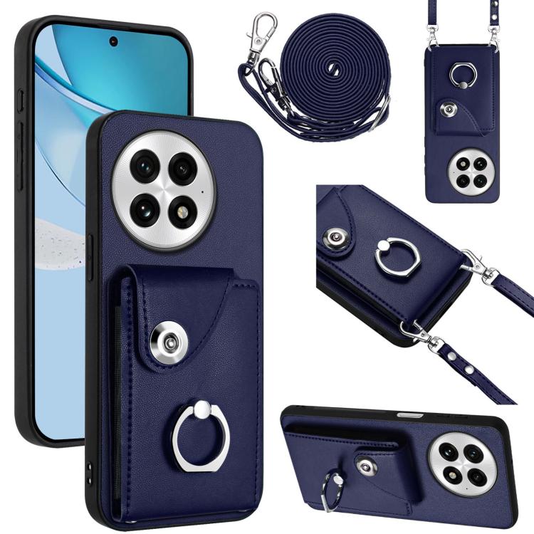 Organ Card Bag Ring Holder Phone Case with Long Lanyard, For OnePlus 13T, For OnePlus Ace 5 / 5 Pro / 13R, For OnePlus 13 5G, For OnePlus Nord 4