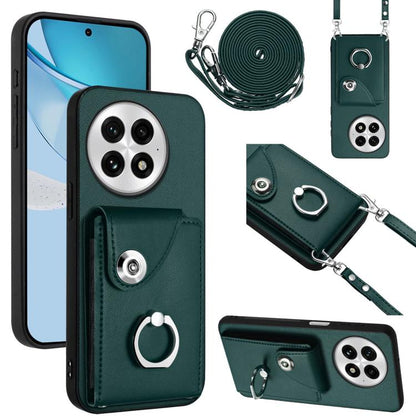 Organ Card Bag Ring Holder Phone Case with Long Lanyard, For OnePlus 13T, For OnePlus Ace 5 / 5 Pro / 13R, For OnePlus 13 5G, For OnePlus Nord 4