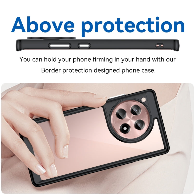 Colorful Series Acrylic Hybrid TPU Phone Case, For OnePlus Ace 3 5G, For OnePlus 12R, For OnePlus 12