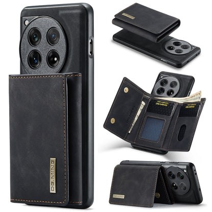 DG.MING M1 Series 3-Fold Multi Card Wallet + Magnetic Phone Case, For OnePlus 15, For OnePlus 12