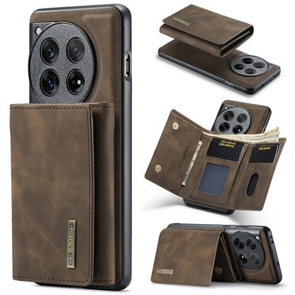 DG.MING M1 Series 3-Fold Multi Card Wallet + Magnetic Phone Case, For OnePlus 15, For OnePlus 12