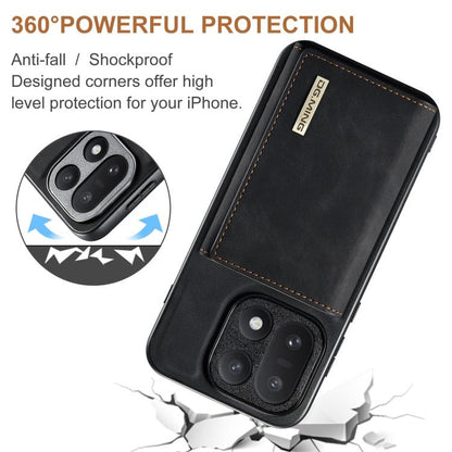 DG.MING M1 Series 3-Fold Multi Card Wallet + Magnetic Phone Case, For OnePlus 15, For OnePlus 12