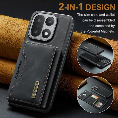 DG.MING M2 Series 3-Fold Multi Card Bag + Magnetic Phone Case, For OnePlus 15, For OnePlus 12