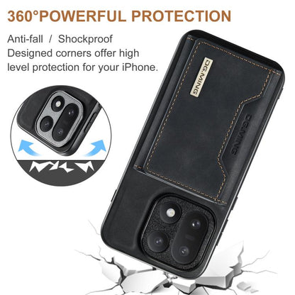 DG.MING M2 Series 3-Fold Multi Card Bag + Magnetic Phone Case, For OnePlus 15, For OnePlus 12