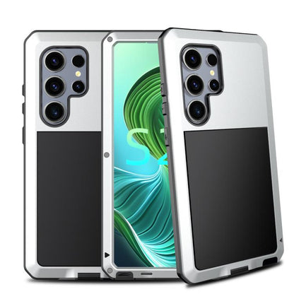 Shockproof Life Waterproof Silicone + Zinc Alloy Phone Case, For Samsung Galaxy S25 Edge 5G, For Samsung Galaxy S25 5G, For Samsung Galaxy S25+ 5G, For Samsung Galaxy S25 Ultra 5G, For Samsung Galaxy S24 Ultra 5G, For Samsung Galaxy S24+ 5G            ...