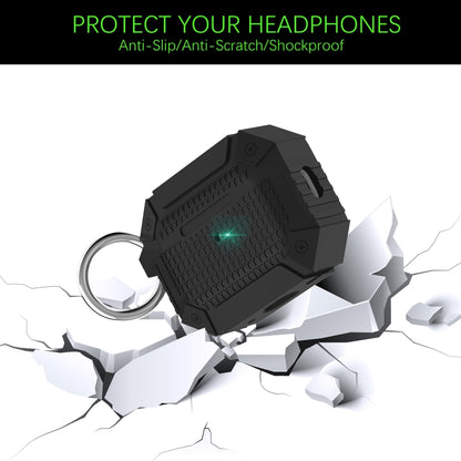 Wireless Earphones Shockproof Armor Protective Case, For AirPods Pro