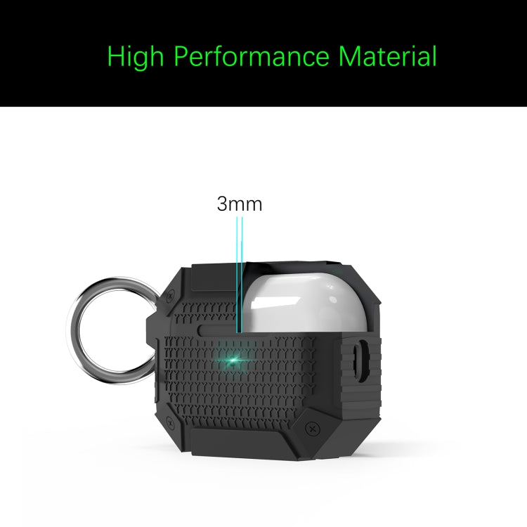 Wireless Earphones Shockproof Armor Protective Case, For AirPods Pro 3, For AirPods 4, For AirPods Pro 2, For AirPods 3