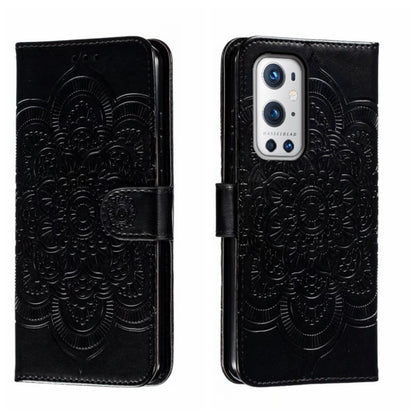Sun Mandala Embossing Pattern Phone Leather Case, For OnePlus Nord 2 5G, For OnePlus 9 Pro, For OnePlus 9