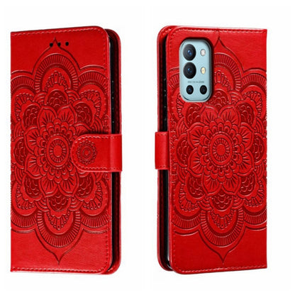 Sun Mandala Embossing Pattern Phone Leather Case, For OnePlus Nord N200 5G, For OnePlus 9R, For OnePlus Nord CE 5G