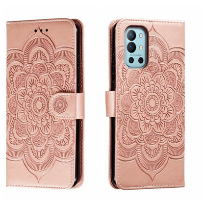 Sun Mandala Embossing Pattern Phone Leather Case, For OnePlus Nord N200 5G, For OnePlus 9R, For OnePlus Nord CE 5G