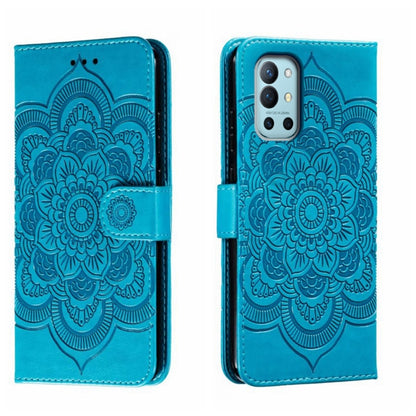 Sun Mandala Embossing Pattern Phone Leather Case, For OnePlus Nord N200 5G, For OnePlus 9R, For OnePlus Nord CE 5G