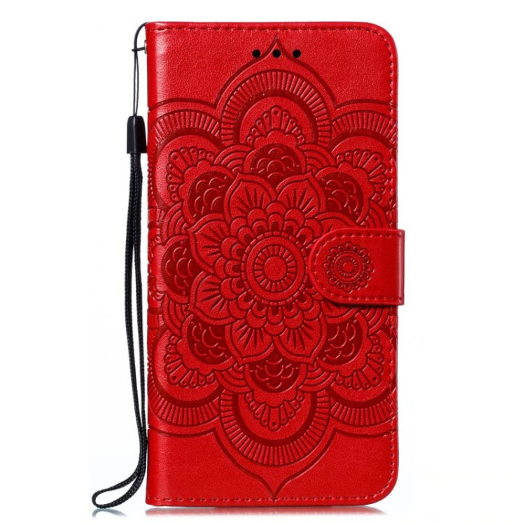 Sun Mandala Embossing Pattern Phone Leather Case, For OnePlus Nord N200 5G, For OnePlus 9R, For OnePlus Nord CE 5G