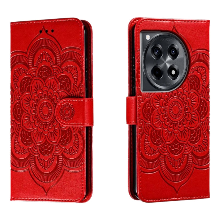Sun Mandala Embossing Pattern Phone Leather Case, For OnePlus Nord 4, For OnePlus Nord CE4 Lite Global, For OnePlus Ace 3