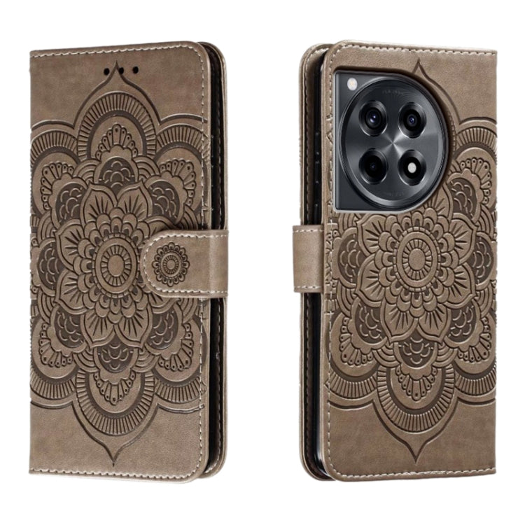 Sun Mandala Embossing Pattern Phone Leather Case, For OnePlus Nord 4, For OnePlus Nord CE4 Lite Global, For OnePlus Ace 3