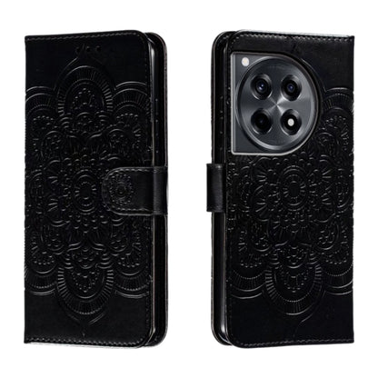 Sun Mandala Embossing Pattern Phone Leather Case, For OnePlus Nord 4, For OnePlus Nord CE4 Lite Global, For OnePlus Ace 3