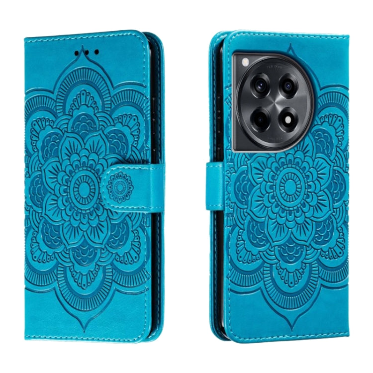 Sun Mandala Embossing Pattern Phone Leather Case, For OnePlus Nord 4, For OnePlus Nord CE4 Lite Global, For OnePlus Ace 3