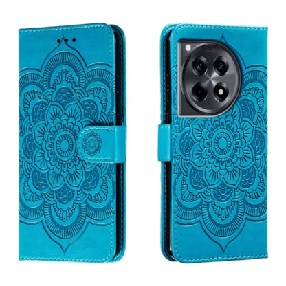 Sun Mandala Embossing Pattern Phone Leather Case, For OnePlus Nord 4, For OnePlus Nord CE4 Lite Global, For OnePlus Ace 3