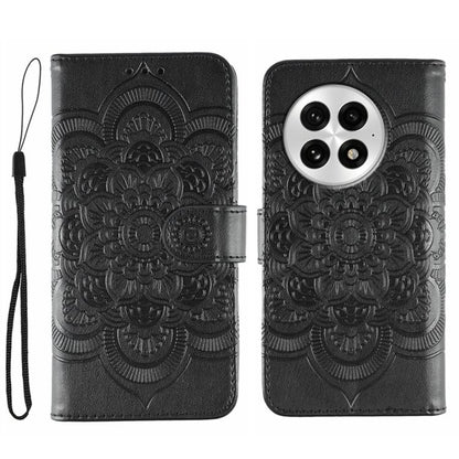 Sun Mandala Embossing Pattern Phone Leather Case, For OnePlus Nord CE5 / Ace 5 Racing, For OnePlus Ace 5 / Ace 5 Pro / 13R, For OnePlus 13