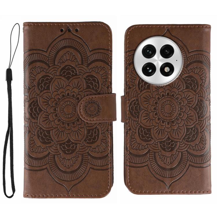 Sun Mandala Embossing Pattern Phone Leather Case, For OnePlus Nord CE5 / Ace 5 Racing, For OnePlus Ace 5 / Ace 5 Pro / 13R, For OnePlus 13