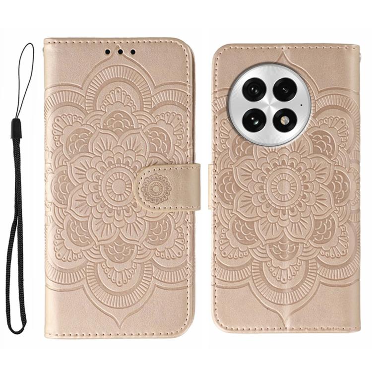 Sun Mandala Embossing Pattern Phone Leather Case, For OnePlus Nord CE5 / Ace 5 Racing, For OnePlus Ace 5 / Ace 5 Pro / 13R, For OnePlus 13