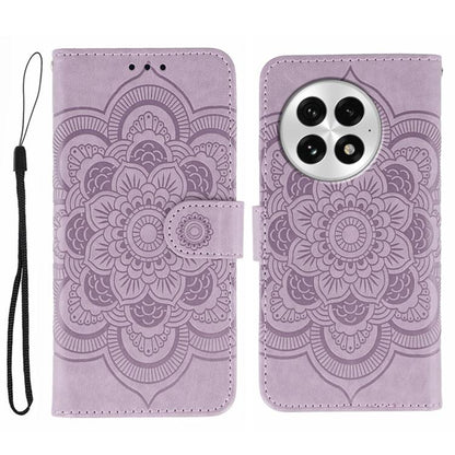 Sun Mandala Embossing Pattern Phone Leather Case, For OnePlus Nord CE5 / Ace 5 Racing, For OnePlus Ace 5 / Ace 5 Pro / 13R, For OnePlus 13