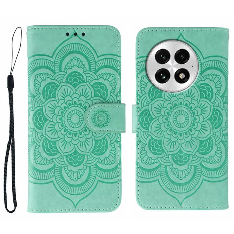 Sun Mandala Embossing Pattern Phone Leather Case, For OnePlus Nord CE5 / Ace 5 Racing, For OnePlus Ace 5 / Ace 5 Pro / 13R, For OnePlus 13