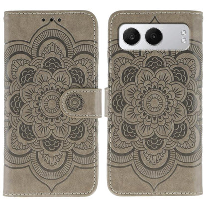 Sun Mandala Embossing Pattern Phone Leather Case, For OnePlus Nord 4, For OnePlus Nord CE4 Lite Global, For OnePlus Ace 3
