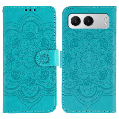 Sun Mandala Embossing Pattern Phone Leather Case, For OnePlus Nord 4, For OnePlus Nord CE4 Lite Global, For OnePlus Ace 3
