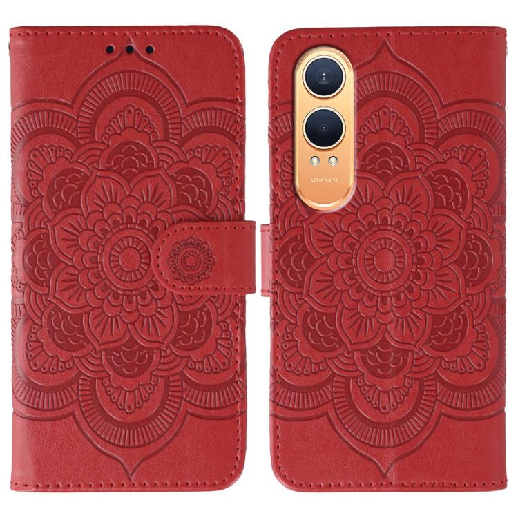 Sun Mandala Embossing Pattern Phone Leather Case, For OnePlus Nord 4, For OnePlus Nord CE4 Lite Global, For OnePlus Ace 3