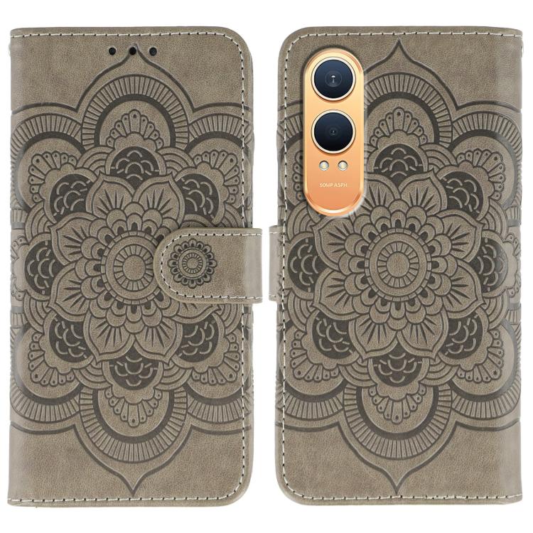 Sun Mandala Embossing Pattern Phone Leather Case, For OnePlus Nord 4, For OnePlus Nord CE4 Lite Global, For OnePlus Ace 3