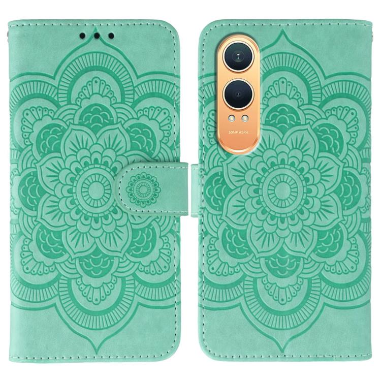 Sun Mandala Embossing Pattern Phone Leather Case, For OnePlus Nord 4, For OnePlus Nord CE4 Lite Global, For OnePlus Ace 3