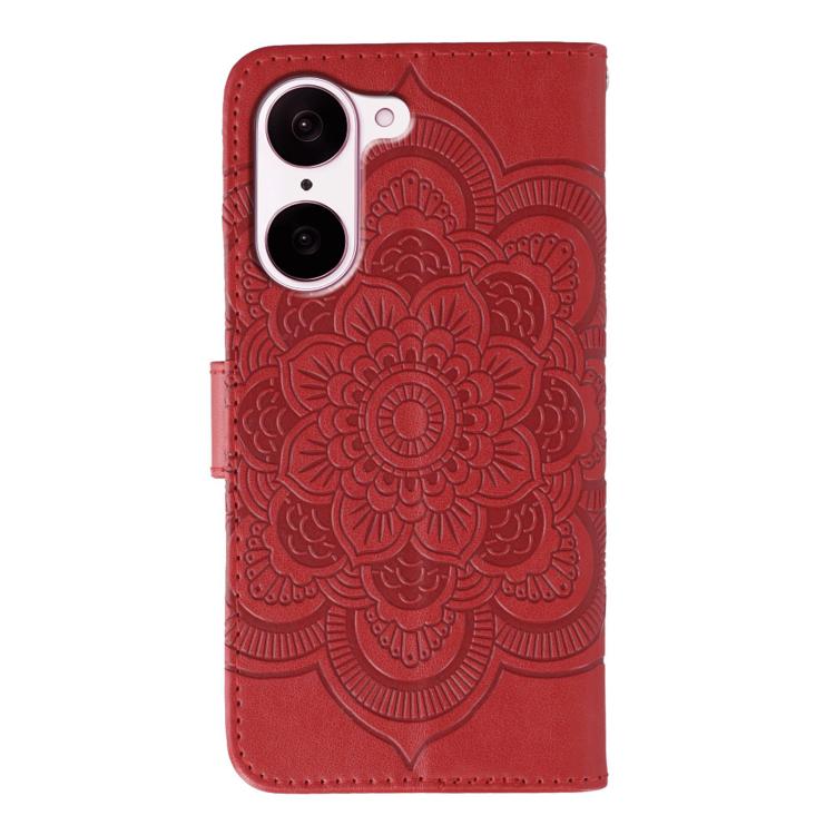 Sun Mandala Embossing Pattern Phone Leather Case, For OnePlus Nord CE5 / Ace 5 Racing, For OnePlus Ace 5 / Ace 5 Pro / 13R, For OnePlus 13