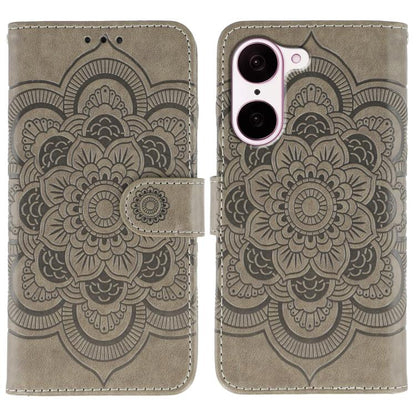 Sun Mandala Embossing Pattern Phone Leather Case, For OnePlus Nord CE5 / Ace 5 Racing, For OnePlus Ace 5 / Ace 5 Pro / 13R, For OnePlus 13