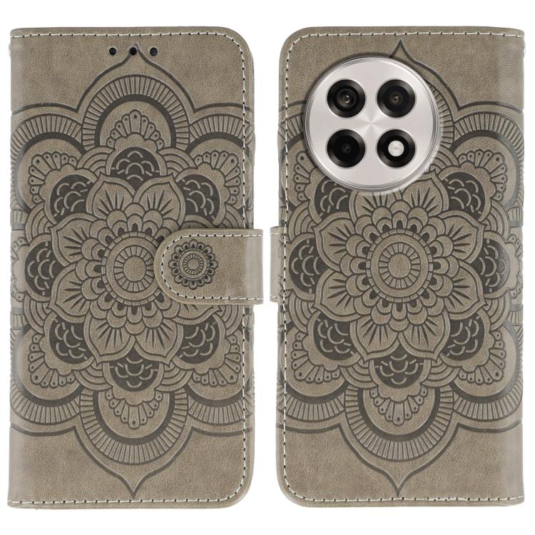 Sun Mandala Embossing Pattern Phone Leather Case, For OnePlus Nord CE5 / Ace 5 Racing, For OnePlus Ace 5 / Ace 5 Pro / 13R, For OnePlus 13