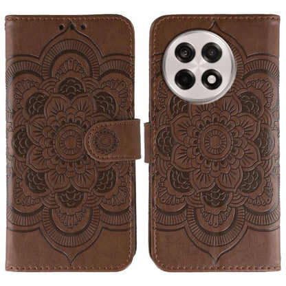 Sun Mandala Embossing Pattern Phone Leather Case, For OnePlus Nord CE5 / Ace 5 Racing, For OnePlus Ace 5 / Ace 5 Pro / 13R, For OnePlus 13