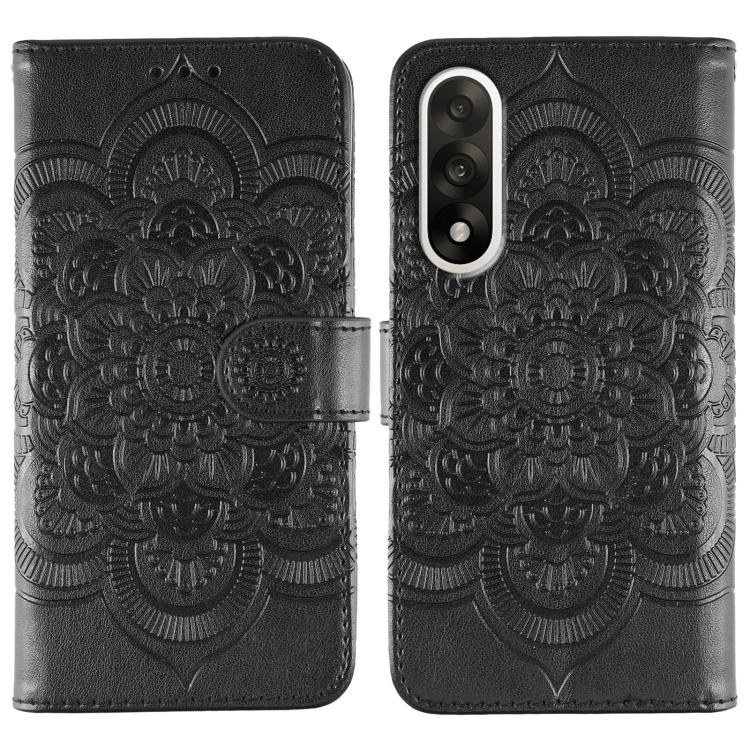 Sun Mandala Embossing Pattern Phone Leather Case, For OnePlus Ace 6, For OnePlus 15, For OnePlus Nord 5 / Ace 5 Ultra