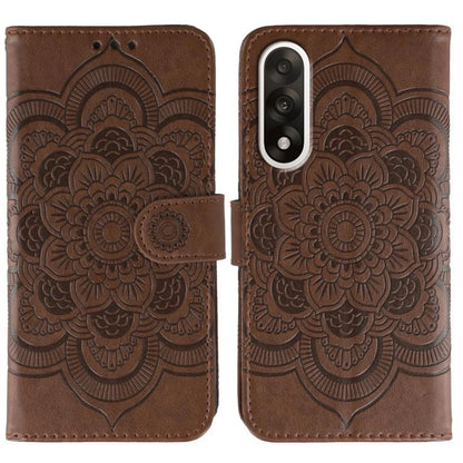 Sun Mandala Embossing Pattern Phone Leather Case, For OnePlus Ace 6, For OnePlus 15, For OnePlus Nord 5 / Ace 5 Ultra