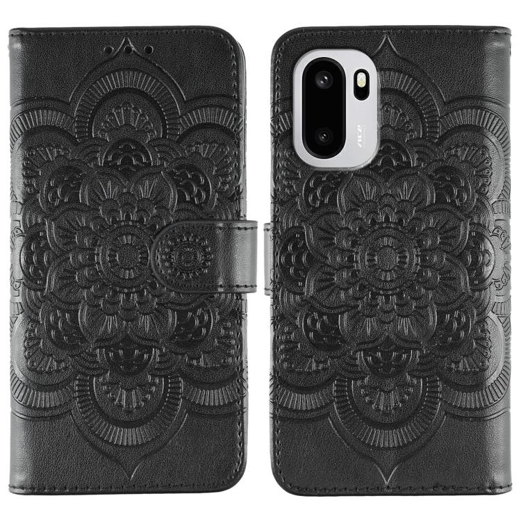 Sun Mandala Embossing Pattern Phone Leather Case, For OnePlus Ace 6, For OnePlus 15, For OnePlus Nord 5 / Ace 5 Ultra