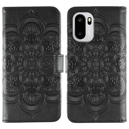 Sun Mandala Embossing Pattern Phone Leather Case, For OnePlus Ace 6, For OnePlus 15, For OnePlus Nord 5 / Ace 5 Ultra