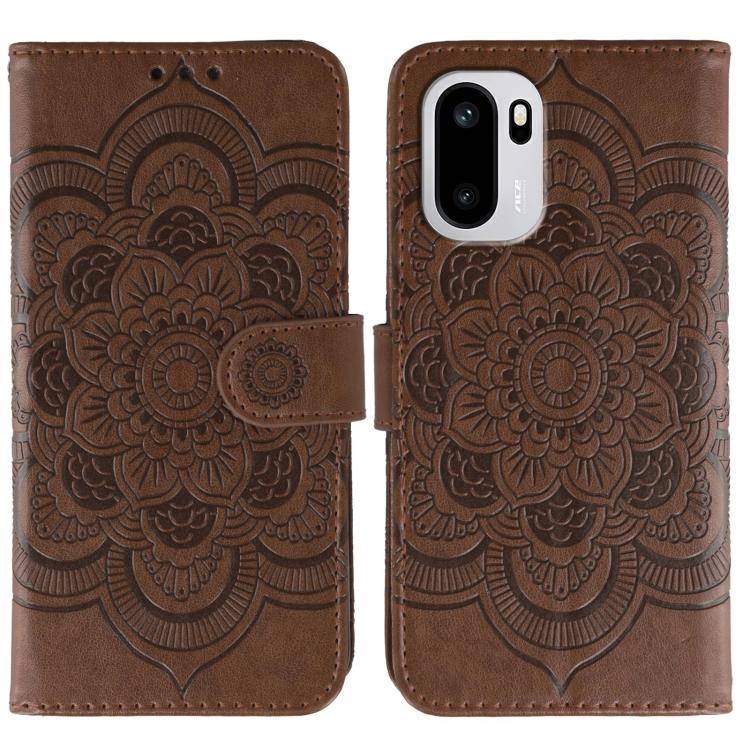 Sun Mandala Embossing Pattern Phone Leather Case, For OnePlus Ace 6, For OnePlus 15, For OnePlus Nord 5 / Ace 5 Ultra