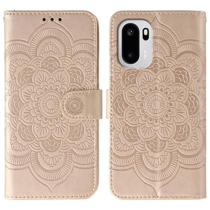 Sun Mandala Embossing Pattern Phone Leather Case, For OnePlus Ace 6, For OnePlus 15, For OnePlus Nord 5 / Ace 5 Ultra