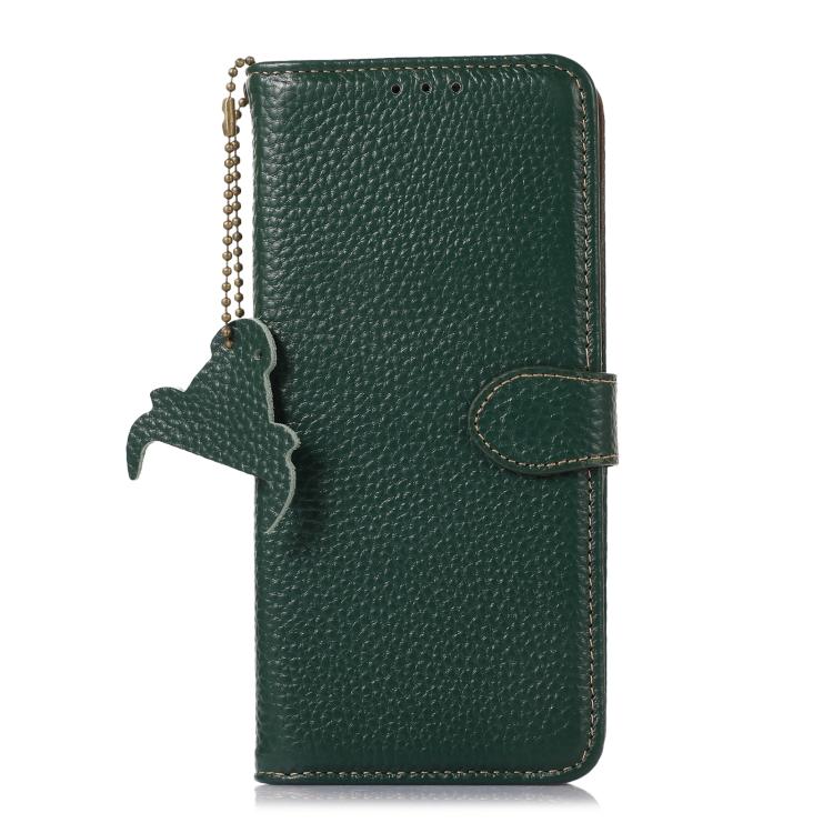 Genuine Leather Litchi Texture RFID Leather Phone Case, For OnePlus Ace 6 Ultra, For OnePlus 15T, For OnePlus 15R 5G/Ace 6/Ace 6T 5G, For OnePlus 15, For OnePlus Ace 5 / 13R 5G, For OnePlus 13