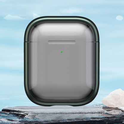 TPU Hybrid PC Case with Holder, For AirPods 1 / 2